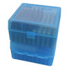 MTM Flip-Top 22-250 243 308 Win 220 Swift 100 Round Clear Blue Ammo Box (RM-100-24)