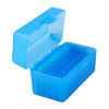 MTM Flip-Top 223 204 Ruger 6x47 50 Round Clear Blue Ammo Box (RS-50-24)