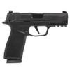SIG SAUER P365-XMACRO 9mm 3.7in 2x 17rd Optics Ready Black Nitron Pistol with Manual Safety (365XCA-9-BXR3-MS)