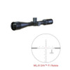 NIGHTFORCE SHV 4-14x50mm F1 Illuminated Mil-R Reticle Riflescope with NIGHTFORCE NXS/SHV 50mm Objective Flip-Up Lens Cap