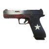 SHADOW SYSTEMS DR920 Elite 9mm 4.5in 17rd Texas Flag Pistol With Real Avid Bore Boss Fits .357/ .38/ 9mm Cleaning System With Gritr Soft Pistol Case