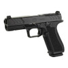 SHADOW SYSTEMS DR920 9mm 4.5in Foundation Slide Optic Unthreaded Black Pistol With Gritr Soft Black Pistol Case