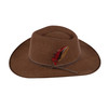 OUTBACK TRADING Cooper River Heather Cognac Hat (1391-HCG)