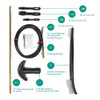 BROWNING Laredo 11in Pistol Rug with GRITR Multi-Caliber Cleaning Kit