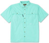 DRAKE Cotton Wingshooters Staycool Fabric Short Sleeve Aqua Shirt (DS1001-AQU)