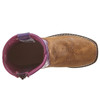 SMOKY MOUNTAIN BOOTS Toddler Girls Autry Brown Distress/Purple Leather Western Boots (3123T)