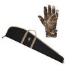 BROWNING Riser-FM XL Realtree Edge Gloves and BROWNING Plainsman 44in Black Flexible Gun Case