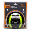 VENTURE GEAR VG80 Series NRR 26dB Hi-Viz Lime Clamshell Pack Earmuff (VGPM8031C)