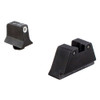 GLOCK G19 Gen5 Compact MOS 9mm 4.02in 3x 10rd Mags Semi-Automatic Pistol and TRIJICON Suppressor/Optic Height Sights for Glock Standard Frames, GRITR Soft Black Pistol Case