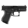 GLOCK G43 Subcompact 9mm 3.41in 2x 6rd Mags Semi-Automatic Pistol and TRIJICON HD XR Night Sights for Glock Small Frames, GRITR Multi-Caliber Cleaning Kit, GRITR Soft Black Pistol Case