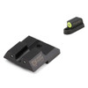 NIGHT FISION Perfect Dot Yellow Front Ring/U Notch Black Rear Rings Night Sight Set For CZ P-07/P-09 (CZU-076-007-YGZG)