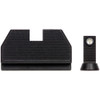 NIGHT FISION Optics Ready Black Front Ring/Blank Rear Sight Stealth Night Sight Set for CZ P-10 C/F/S (CZU-077-286-355-ZGZX)