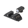 NIGHT FISION White Front Ring/Black Rear Rings Night Sight Set for Glock 17/19/34 (GLK-001-003-WGZG)