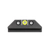 NIGHT FISION Yellow Front Ring/Black Rear Rings Night Sight Set for Glock 42/43/43X (GLK-003-003-YGZG)