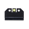 NIGHT FISION Optics Ready Stealth Yellow Front Ring/Black Rear Rings Night Sight Set for Glock 43/43x w/ 507k (GLK-003-290-297-YGZG)