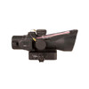 TRIJICON 3x24 Compact ACOG Dual Illuminated Red Crosshair .223/55gr Ballistic Reticle Low Riflescope (TA50-C-400351)