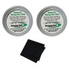 REDDING Imperial 2-Pack 2oz Sizing Die Wax with Gritr Microfibre (7600-x2-BUNDLE)