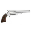 NORTH AMERICAN ARMS Ranger II .22 Magnum/.22LR 4in 5rd Bead Blast Revolver with Rosewood Boot Grips (NAA-22M-R4)