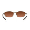 OAKLEY Whisker Pewter Frame/Prizm Brown Gradient Lens Sunglasses (OO4141-0960)