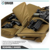 SAVIOR EQUIPMENT Urban Warfare 36in Dark FDE Double Rifle Case (RB-3612DG-VER2-TN)