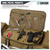 SAVIOR EQUIPMENT Urban Warfare 36in Dark FDE Double Rifle Case (RB-3612DG-VER2-TN)