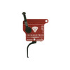 TRIGGERTECH Rem700 Diamond Two-Stage Right No Bolt Release Straight Flat PVD Black Trigger (R70-TGB-02-TNF)