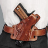 GALCO Silhouette High Ride Colt 5in 1911 Right Hand Leather Belt Holster (SIL212)