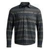 SITKA Grange Flannel Shale Gray Stripe Long Sleeve Shirt (600071-SHS)