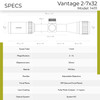 HAWKE Vantange AO 2-7x32mm 1in Riflescope (14111)