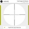 HAWKE Vantage SF 6-24x44mm 1in Riflescope (14162)