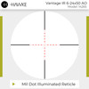 HAWKE Vantage AO IR 6-24x50mm 1in Riflescope (14265)