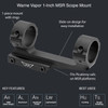 WARNE Vapor 1PC 1in MSR Matte Black Mount (V4001M)