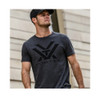 VORTEX Mens Core Charcoal Heather Logo Short Sleeve T-Shirt (120-16-CHH)