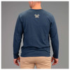 VORTEX Men's Full-Tine Navy Heather Long Sleeve T-Shirt (221-05-NAH)