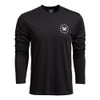 VORTEX Mens Salute Black T-Shirt (VOR-222-02-BLK)