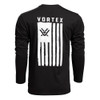 VORTEX Mens Salute Black T-Shirt (VOR-222-02-BLK)