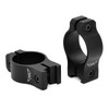 WARNE Vapor 1in Medium Matte Black Rimfire Rings (V421M)
