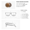 OAKLEY Men's Holbrook TI Satin Toast Frame and Prizm Tungsten Polarized Lenses Sunglasses (OO6048-0357)