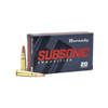 HORNADY Subsonic 7.62x39 255Gr Sub-X 20rd Box Rifle Ammo (80787)