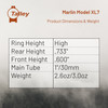 TALLEY For Winchester Model 70 .860 Standard Caliber 30mm Marlin XL7 Scope Rings (75X702)