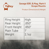 TALLEY Browning T-Bolt 1in High Scope Mount (950793)
