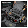 SAVIOR EQUIPMENT Specialist Series SW Gray Semi Hard Pistol Range Bag (RA-3GUN-WS-GS)