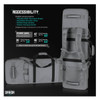 SAVIOR EQUIPMENT Specialist Series 42in SW Gray Double Rifle Bag (RB-4213DG-WS-GS)