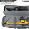 SAVIOR EQUIPMENT Urban Warfare Double Rifle SW Gray Bag (RB-4612DG-VER2-GS)