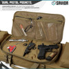 SAVIOR EQUIPMENT Urban Warfare Double Rifle Flat Dark Earth Bag (RB-4612DG-VER2-TN)