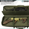 SAVIOR EQUIPMENT Urban Warfare Double Rifle Olive Drab Green Bag (RB-5512DG-VER2-OG)