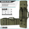 SAVIOR EQUIPMENT Urban Warfare Double Rifle Olive Drab Green Bag (RB-5512DG-VER2-OG)