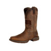 DURANGO Rebel Brown Distressed Flag Embroidery Western Boot (DDB0314)
