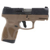 TAURUS G2S 9mm 3.2in 7rd Black/Brown Semi-Automatic Pistol (1-G2S931B)