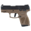 TAURUS G2S 9mm 3.2in 7rd Black/Brown Semi-Automatic Pistol (1-G2S931B)